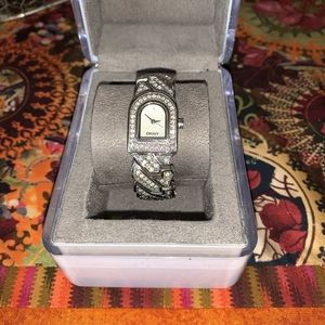 💎DKNY Crystal Silver Dress Watch